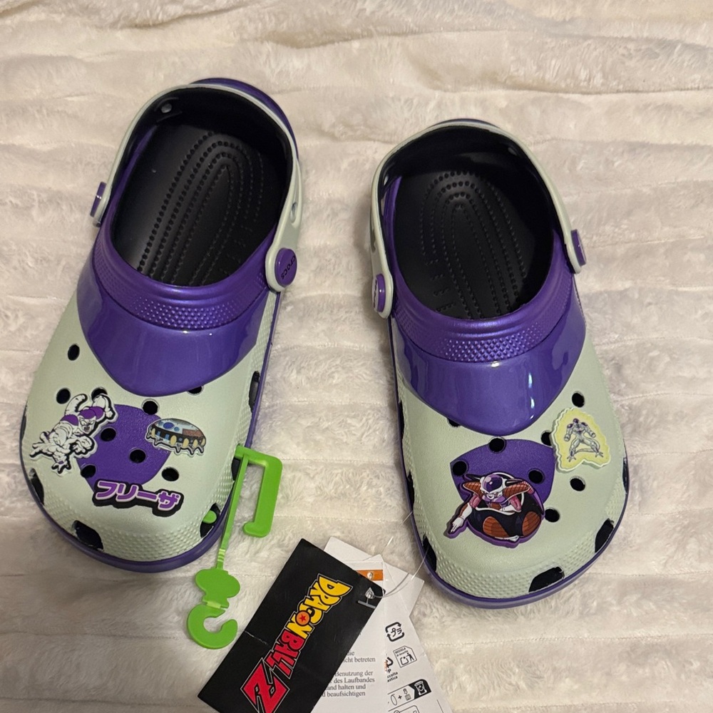 Dragonball Z Frieza  crocs 
big kids 6
6 men’s